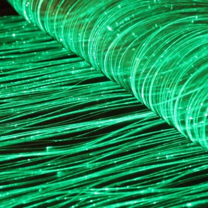 ORGANZA BLACK FABRIC (LUMINOUS FIBER OPTIC FABRIC)
